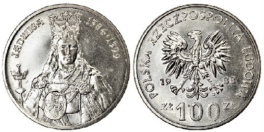 100 zlotich (Königin Jadwiga)