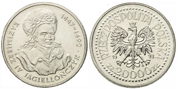 20.000 zlotych (Kasimir IV. Jagiellone)