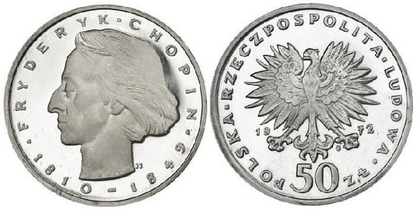 50 zlotych (Fryderyk Chopin)