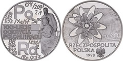 20 złotych (Descubrimiento del Polonio y el Radio)