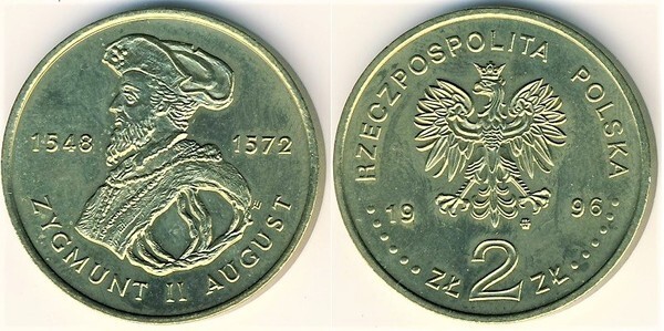 2 zlote (Zygmunt II August)