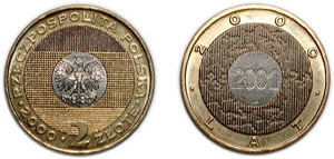 2 zlote (Jahr 2000)