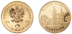 2 zlote (Zisterzienserkloster von Jędrzejów)