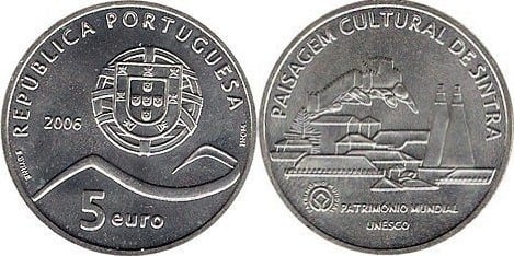 5 euro (UNESCO - Kulturelle Bewahrung der Landschaft von Sintra)