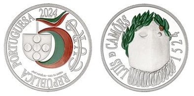 5 euro (500 aniversario Luiz Vaz de Camões)