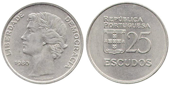 25 escudos