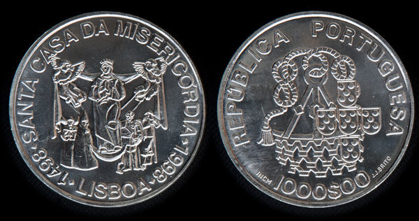 1.000 Escudos (500 Anos da Santa Casa da Misericórdia de Lisboa)