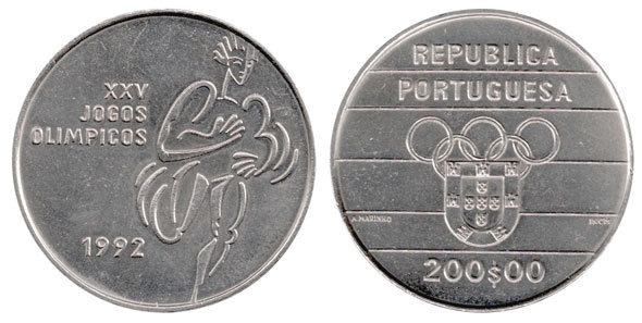 200 Escudos (XXV. Olympische Spiele - Barcelona 92)