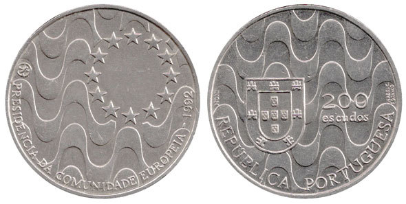 200 Escudos (Präsidentschaft der Europäischen Gemeinschaft (Comunidade Europeia))