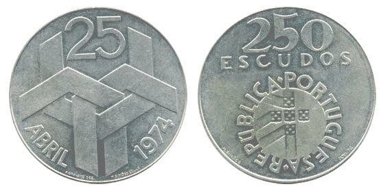 250 escudos (Revolution vom 25. April 1974)