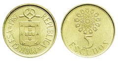 5 escudos