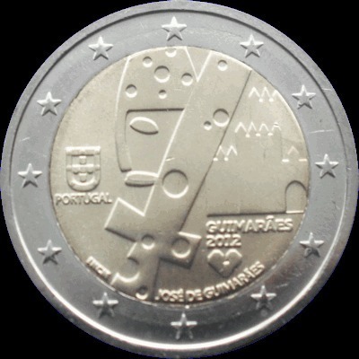 2 euro (Guimarães - Kulturhauptstadt Europas)