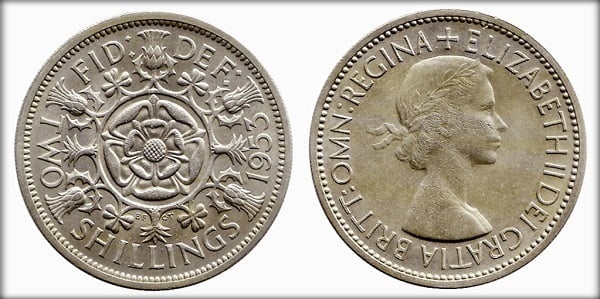 2 shillings (Elisabeth II.)