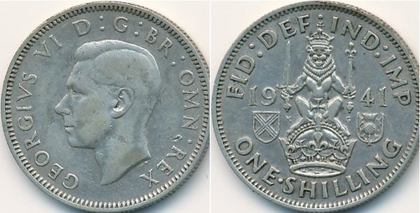 1 shilling (Georg VI.)