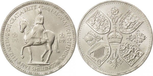 5 shillings (Elisabeth II.)