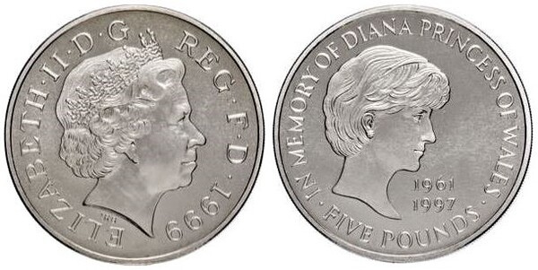 5 pounds (Memorial de la Princesa Diana)
