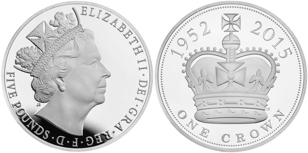 5 pounds (Elizabeth II - Die längste Regierungszeit)