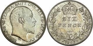 6 pence (Edward VII.)