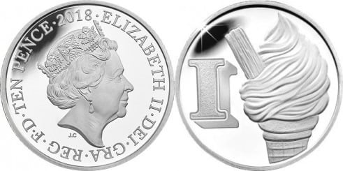 10 pence (Alphabet I - Eiscreme)