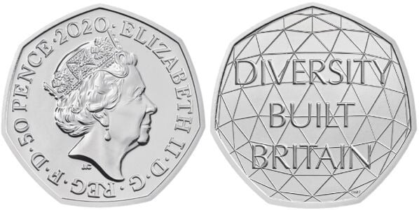 50 pence (Britische Vielfalt zelebrieren)