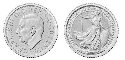 20 Pence (1/10 oz Britannia Silber)