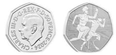 50 Pence (Unterstützung für Team GB und Paralympics GB, Paris 2024)