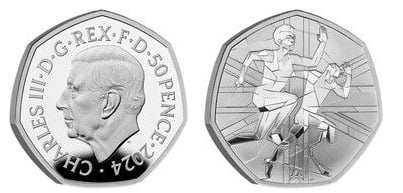 50 Pence (Unterstützung für Team GB und Paralympics GB, Paris 2024)