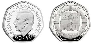 50 Pence (200. Jahrestag der RNLI)