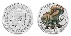 50 Pence (Diplodocus-Farbe)