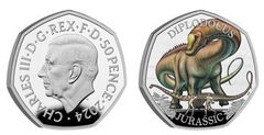 50 Pence (Diplodocus-Farbe)