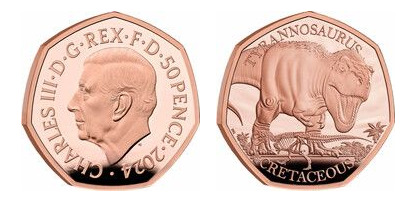 50 Pence (Tyrannosaurus)