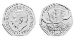 50 Pence (Steppenmammut)