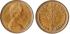 1/2 new penny (Elisabeth II.)