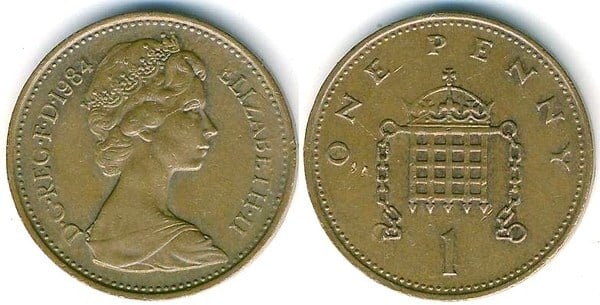 1 penny (Elisabeth II.)