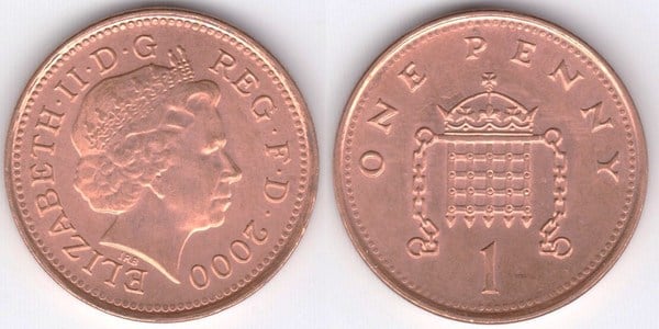 1 penny (Elisabeth II.)