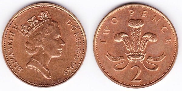 2 pence (Elisabeth II.)