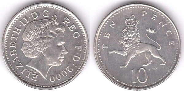 10 pence (Elizabeth II)