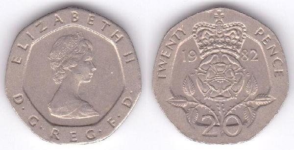 20 pence (Elisabeth II.)