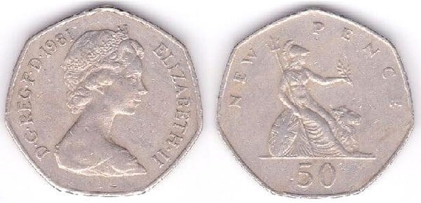 50 new pence (Elisabeth II.)