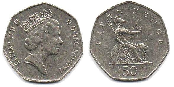 50 pence (Elisabeth II.)