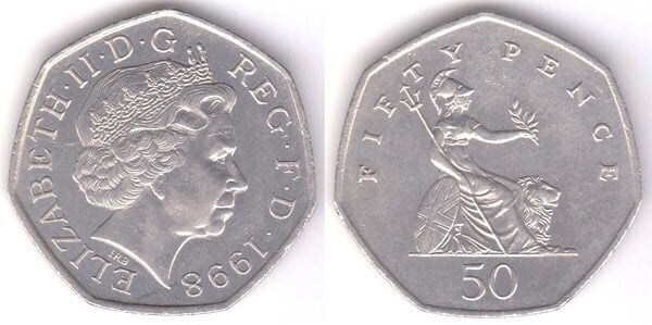 50 pence (Elisabeth II.)