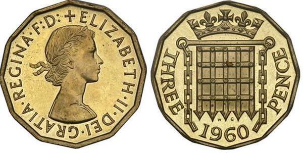 3 pence (Elisabeth II.)