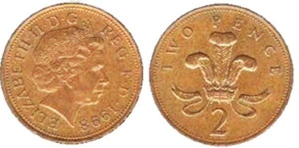 2 pence (Elisabeth II.)