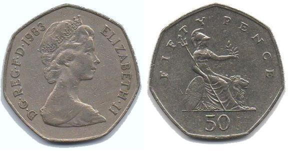 50 pence (Elisabeth II.)