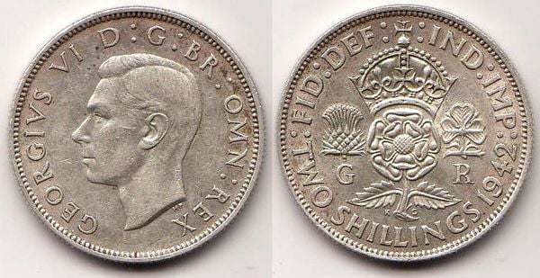 2 shillings (Georg VI.)