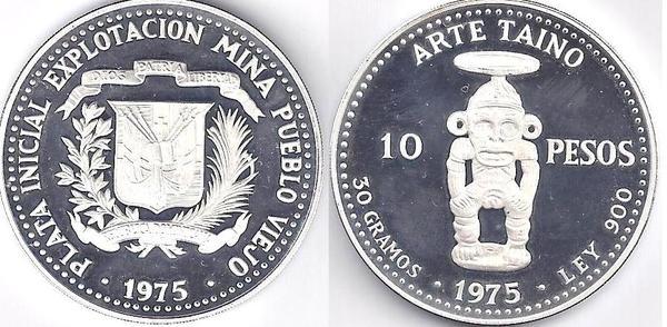 10 pesos (Taino-Kunst)