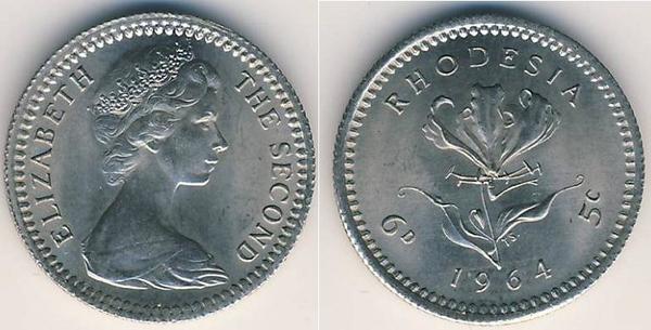 6 pence (5 Cents)