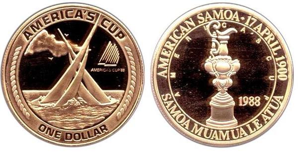 1 dollar  (Americas Cup)