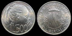 500 lire (Frieden)