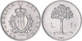 1 lire (Stadt Faetano)